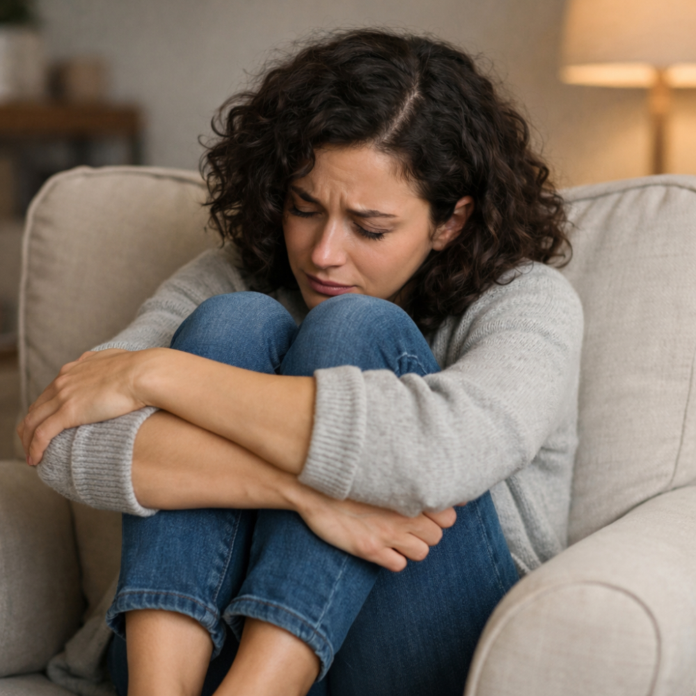 Töötuks jäänud naine - AI loodud pilt